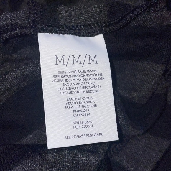 cabi Women’s Aligned Striped Tunic Tank Top Size Medium / Style 3630 - Picture 6 of 8